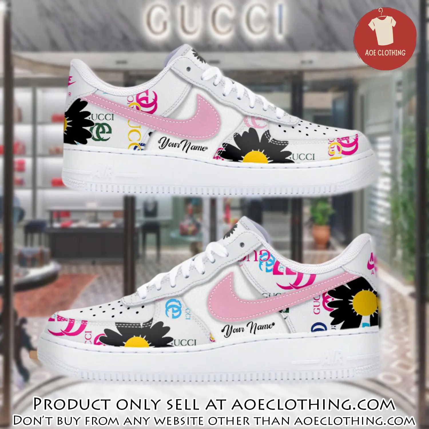 Personalized gucci luxury air force 1 sneakers limited af1 shoes oaf1011 aoe0418150